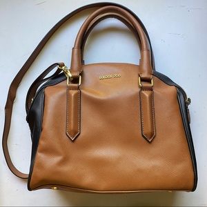 London Fog Brown Faux Leather Purse